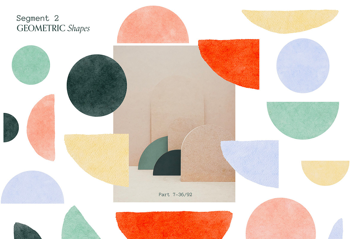 Midcentury Modern Colorful Abstracts, an Illustration by Ines Beatriz (Photo 4 of 10)