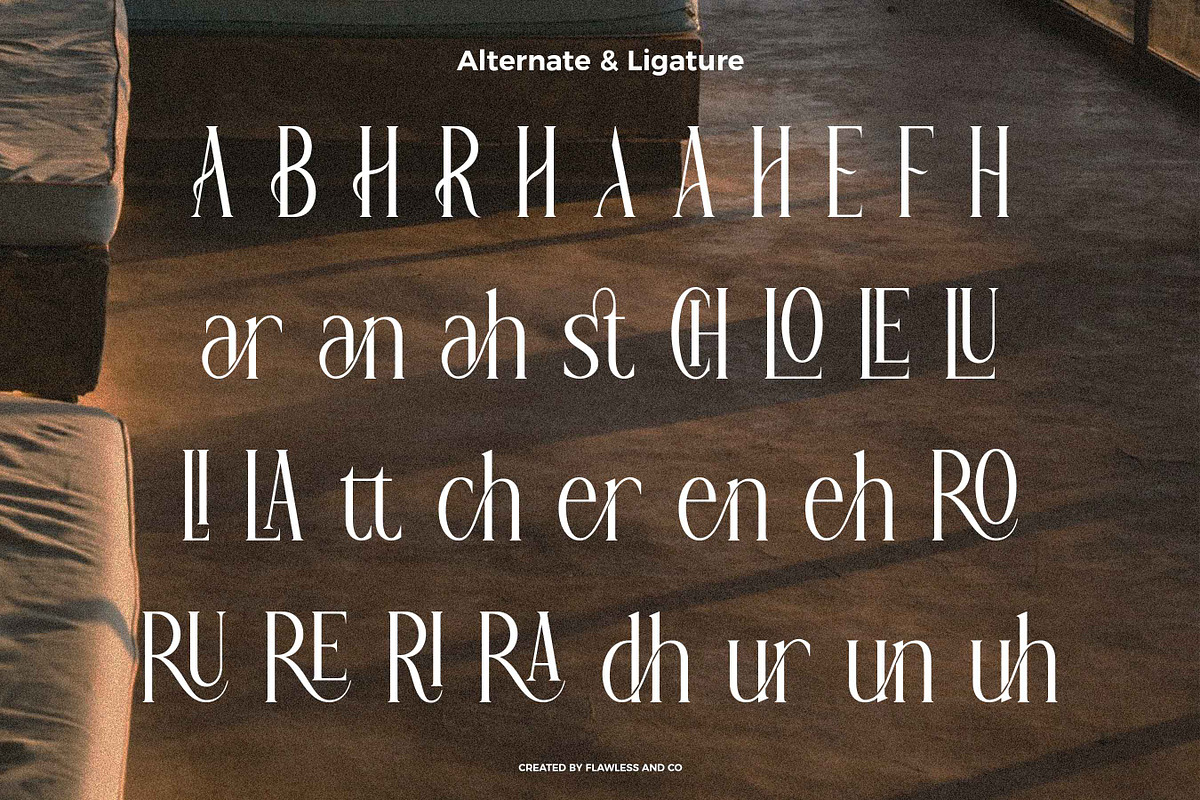 Heranch - Display Serif, a Serif Font by Flawless And Co (Photo 10 of 10)