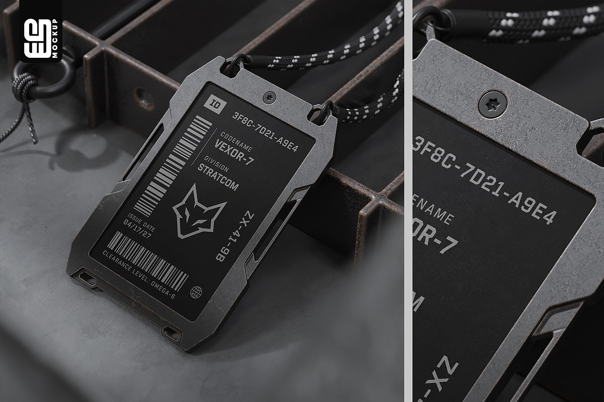 Tactical ID Badge Mockup, an Advertising Mockup by SD Mockup (Photo 3 of 4)