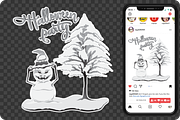 Vector illustration of a Snowman, a Seasonal Illustration by regalDRAW (Thumbnail 3 of 4)