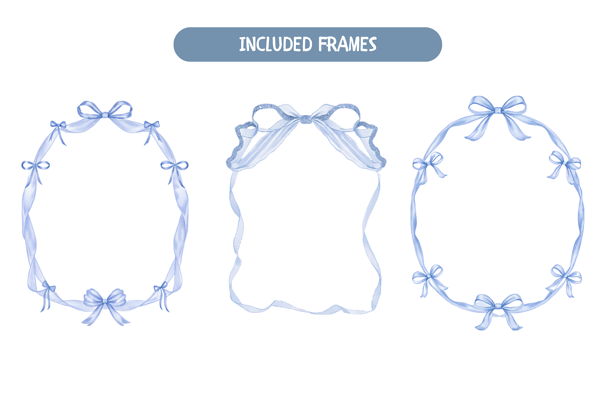 Baby Blue Quinceanera Clipart, an Illustration by TatiMockup (Photo 6 of 7)
