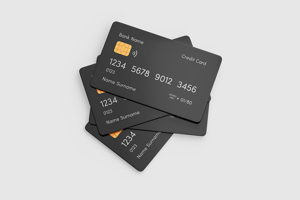 Credit Card Mockup Set, a Product Mockup by ForgeDesign (Photo 9 of 12)