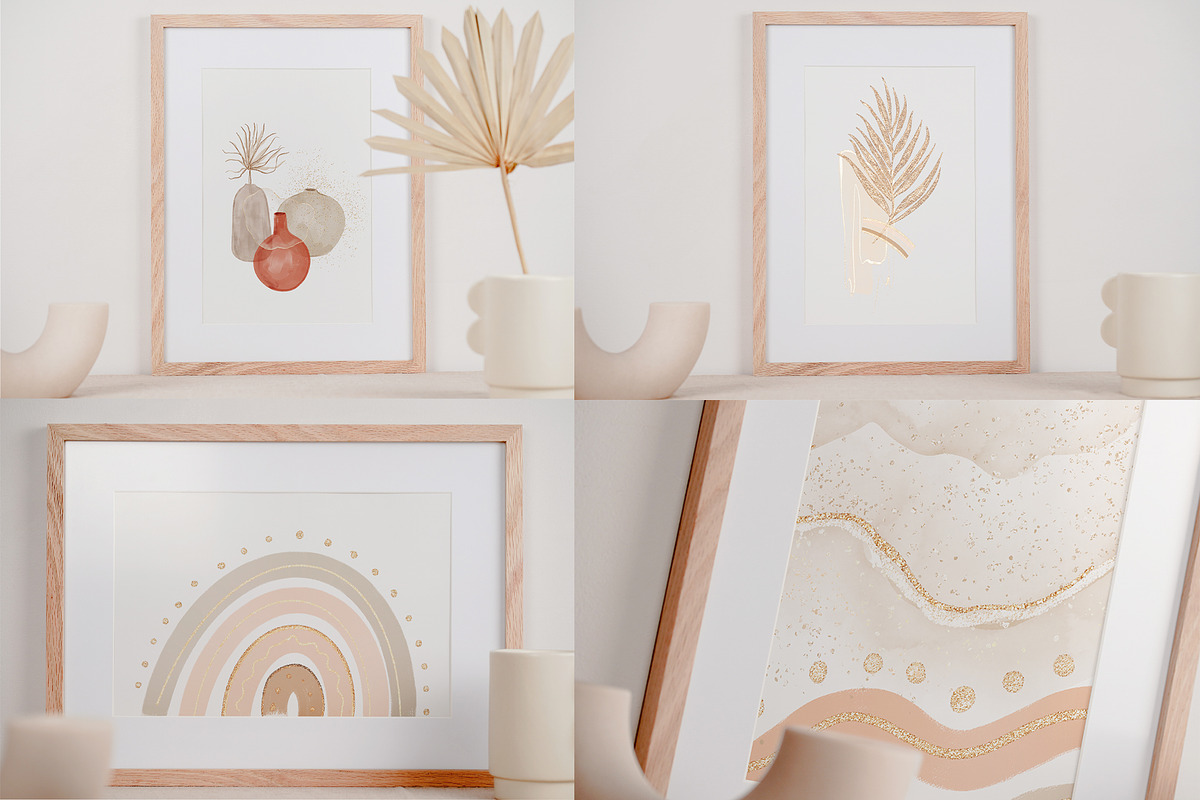 Wooden Photo Frame Mockup, a Print Template by Artcoast Studio (Photo 4 of 6)