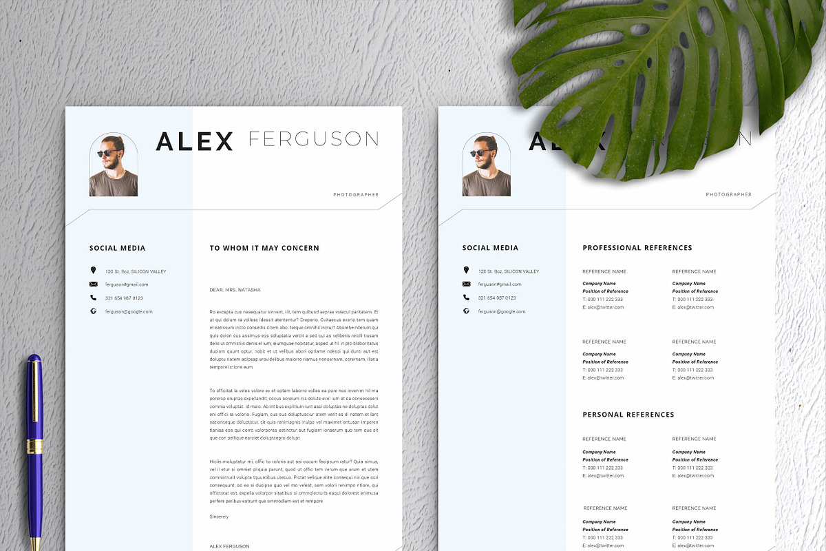 Resume Template / CV, a Resume Template by Peunayah (Photo 3 of 8)