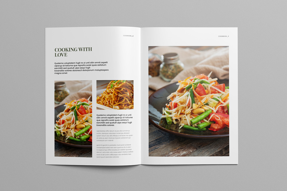 Cookbook Template, a Brochure Template by Pixelpick (Photo 4 of 9)