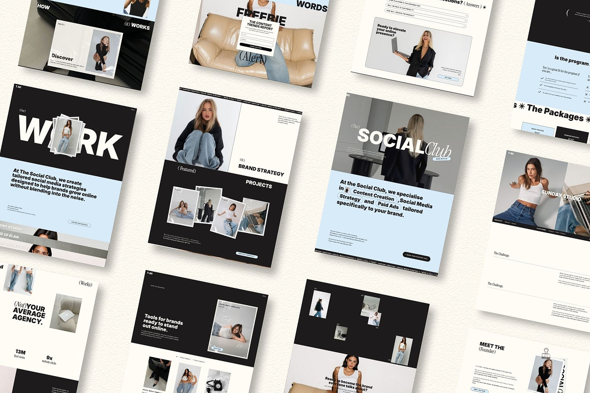 Modern Showit Template for creatives, a Landing Page Template by Row Creative (Photo 7 of 10)