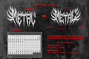 Arcane Shadows Death Metal Font, a Blackletter Font by Fonday Studio (Thumbnail 11 of 13)