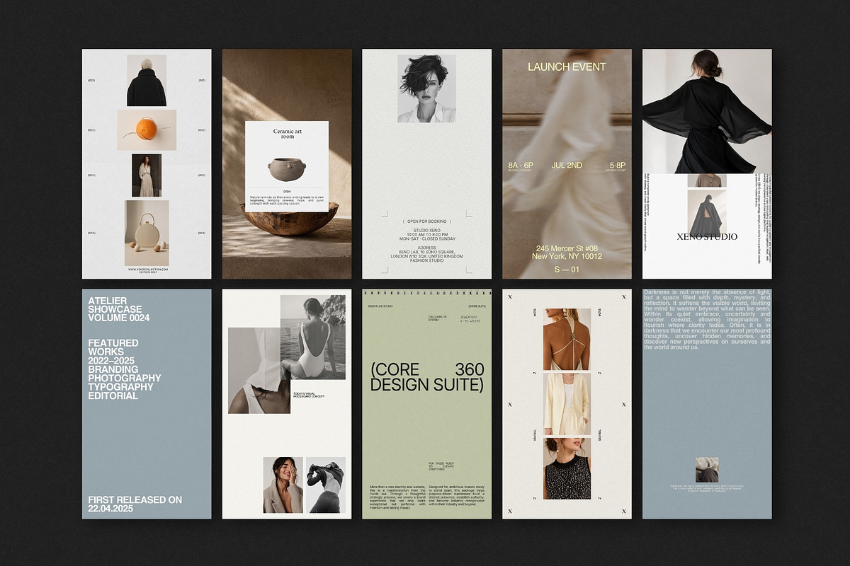 XENO | Social Media Kit Bundle, a Social Media Template by The Aesthetic Studio (Photo 6 of 10)
