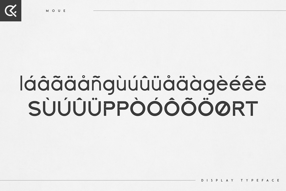 Moue - display typeface, a Sans Serif Font by Only Fonts (Photo 10 of 11)