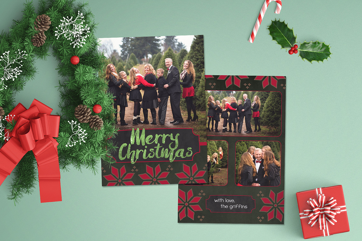Christmas Card | Festive Pine, a Card Template by Sleeklens (Photo 4 of 4)
