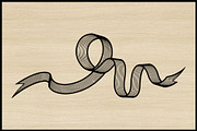 50 Flourish Silhouette Clipart Set, an Illustration by yasushie (Thumbnail 3 of 4)
