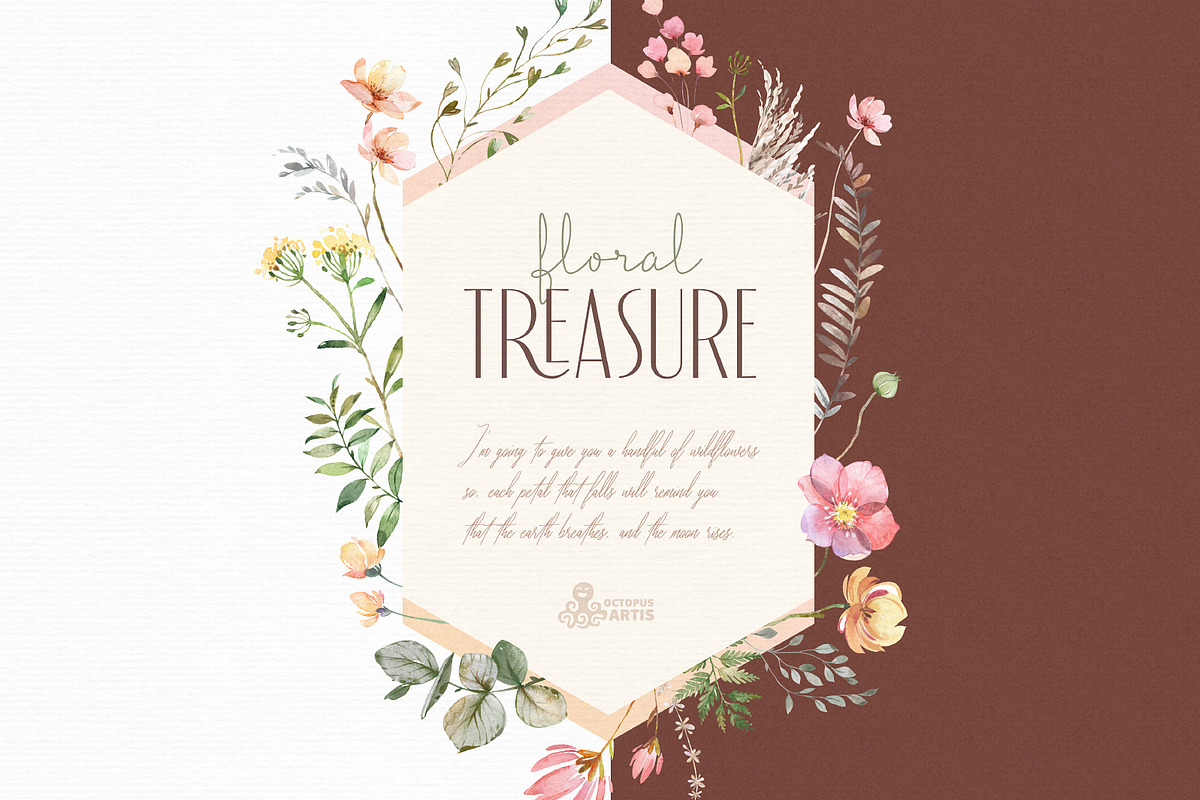 Floral Treasure. Gentle Collection, an Illustration by OctopusArtis (Photo 4 of 12)