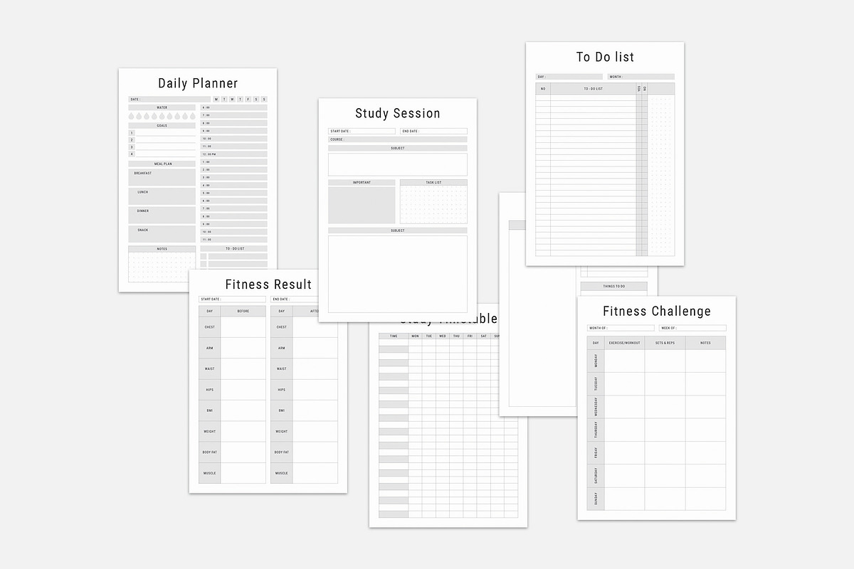 2025 Sunday & Monday Starts Planner, a Stationery Template by MNT-Creator (Photo 8 of 10)