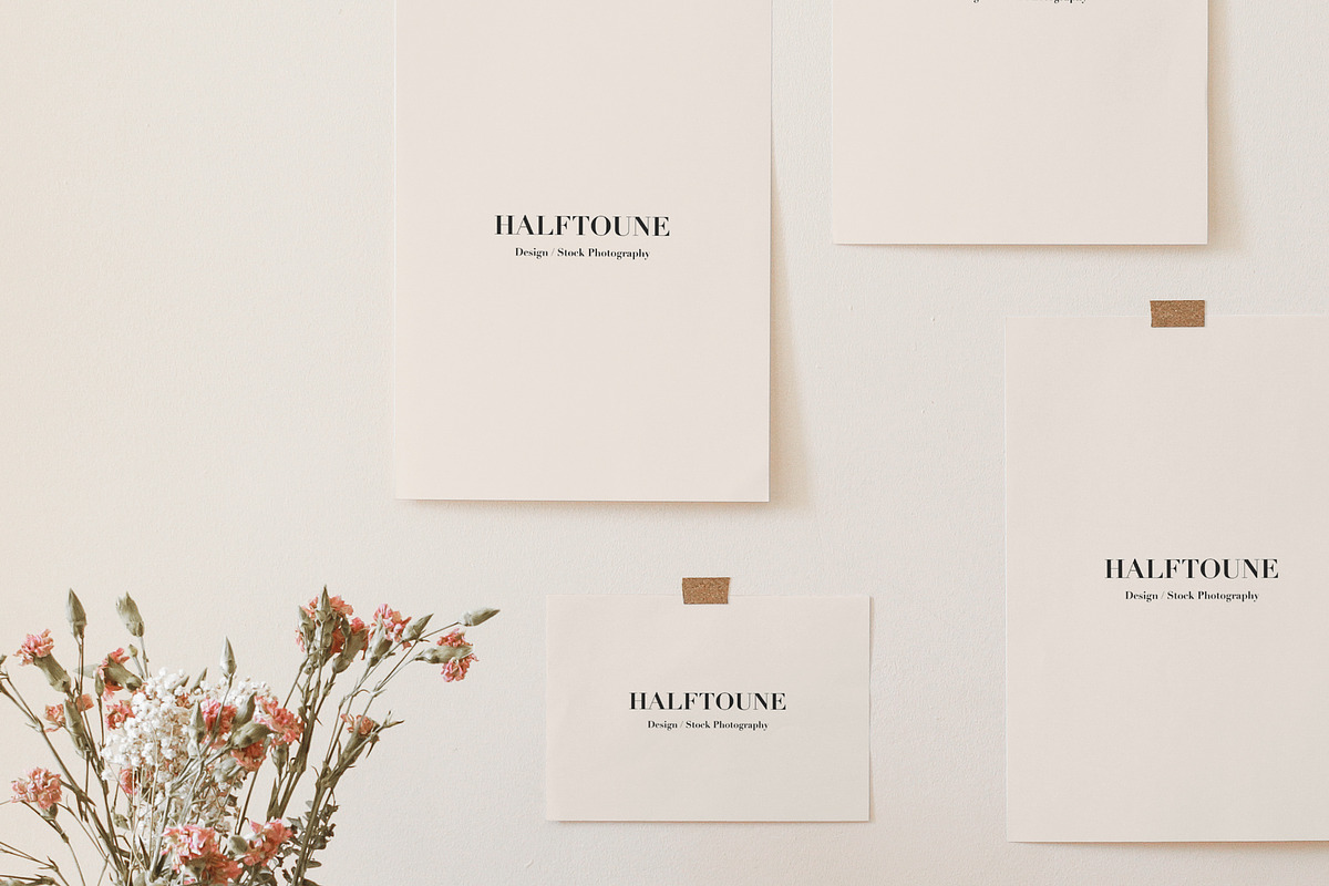 Gallery Wall Mockup, Wall Art Mock, a Graphic by HALFTOUNE (Photo 3 of 3)