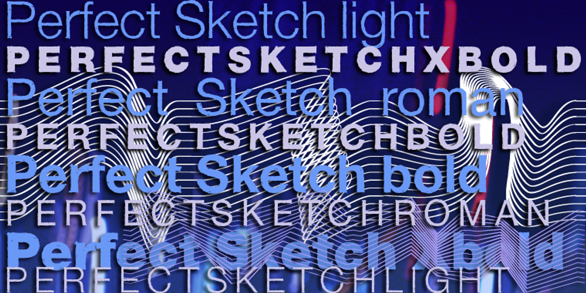 PerfectSketch, a Handwritten Font by Wiescher-Design