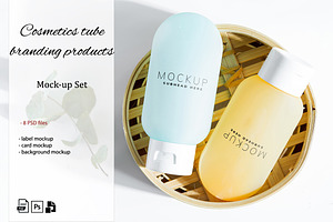 Cosmetic Tube Mockup Set
