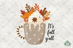Whipped Fall Drink PNG, an Illustration by Craft Nest