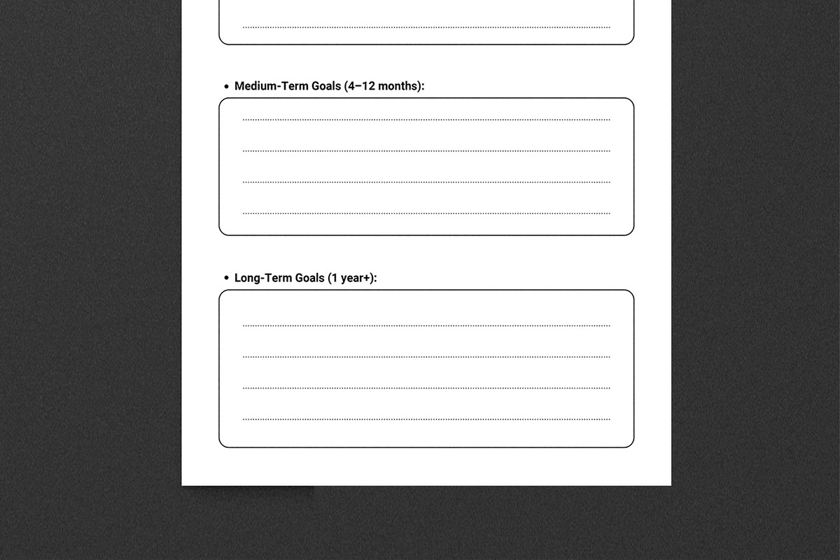 Monthly Budget Planner Worksheet, a Stationery Template by MightyDesign (Photo 5 of 8)