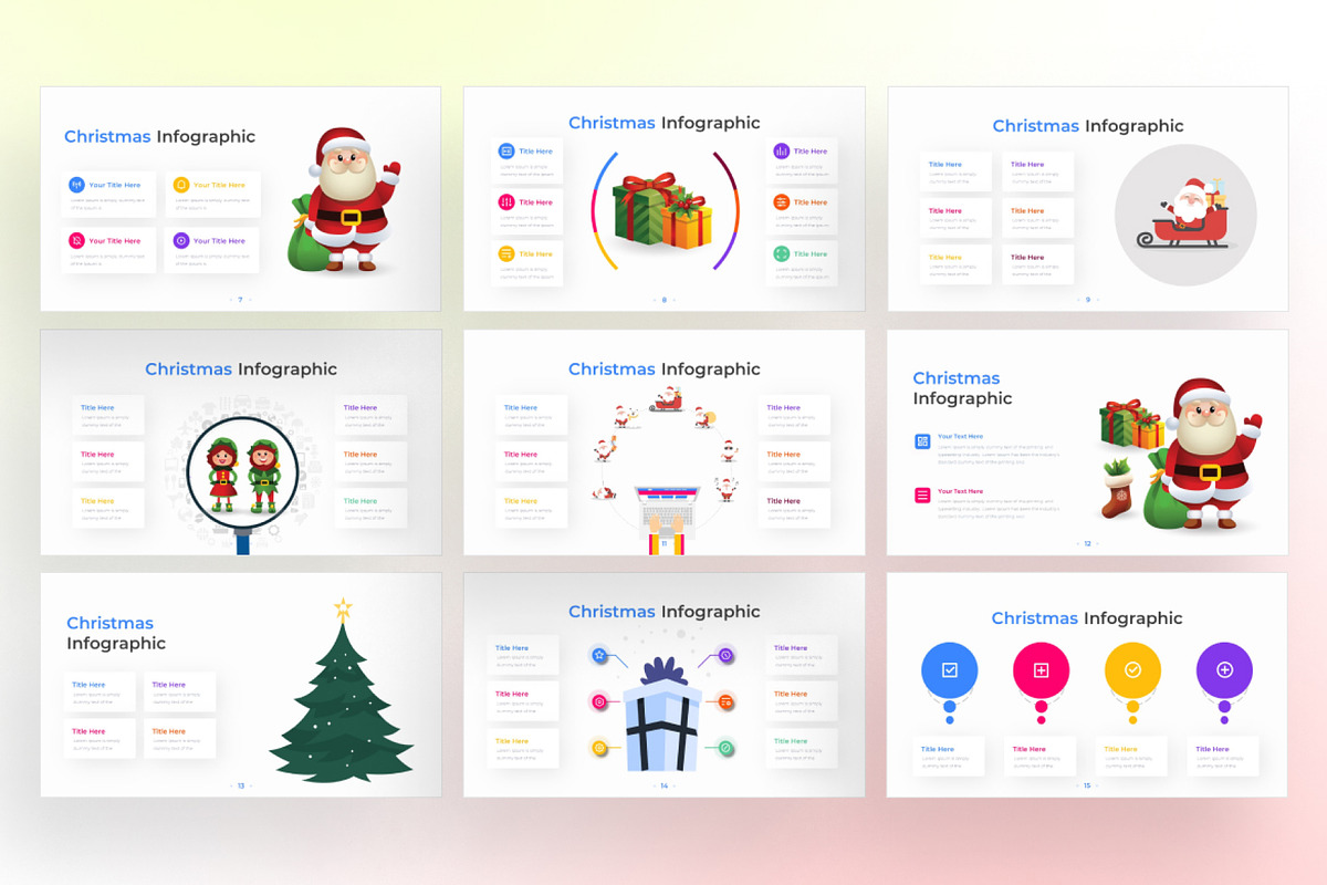 Christmas PowerPoint Infographic, a Presentation Template by Digitcase x Wealthwells (Photo 3 of 4)