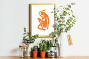 Abstract. Female body. Watercolor, an Illustration by Maria's little shop (Thumbnail 9 of 11)