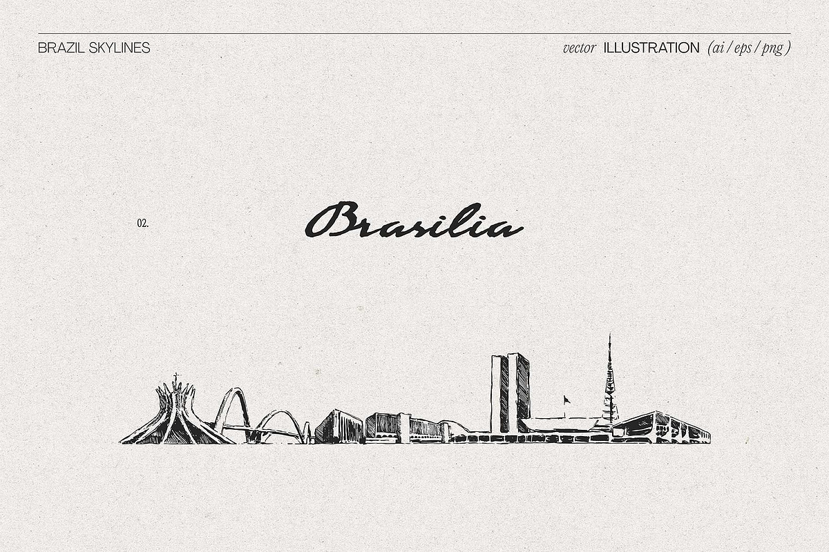 Brazil Skylines, a Work Illustration by TheMountBirdStudio (Photo 5 of 8)