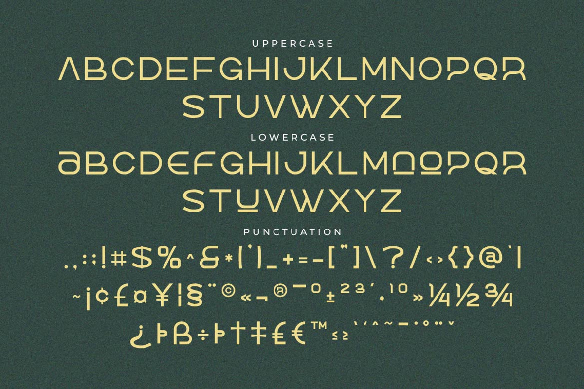 Korca – Fashion Geometric Font, a Sans Serif Font by Artiveko (Photo 2 of 10)