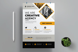 Corporate Business Flyer, a Flyer Template by MightyDesign