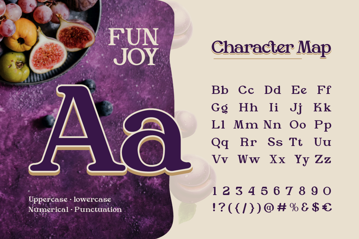 Funjoy, a Serif Font by Burntilldead (Photo 2 of 12)