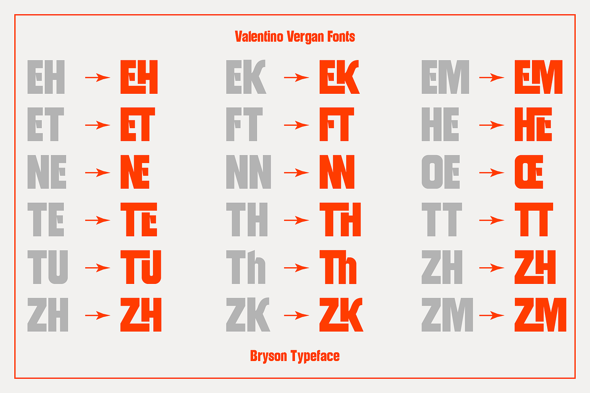 Bryson - Bold Typeface, a Sans Serif Font by Valentino Vergan (Photo 9 of 14)