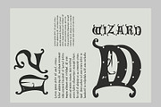 The Wizard Blackletter, a Blackletter Font by cromatixclassroom (Thumbnail 4 of 11)