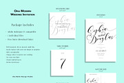 Oria Modern Wedding Stationery, an Invitation Template by Uno Bello Design Studio (Thumbnail 5 of 5)