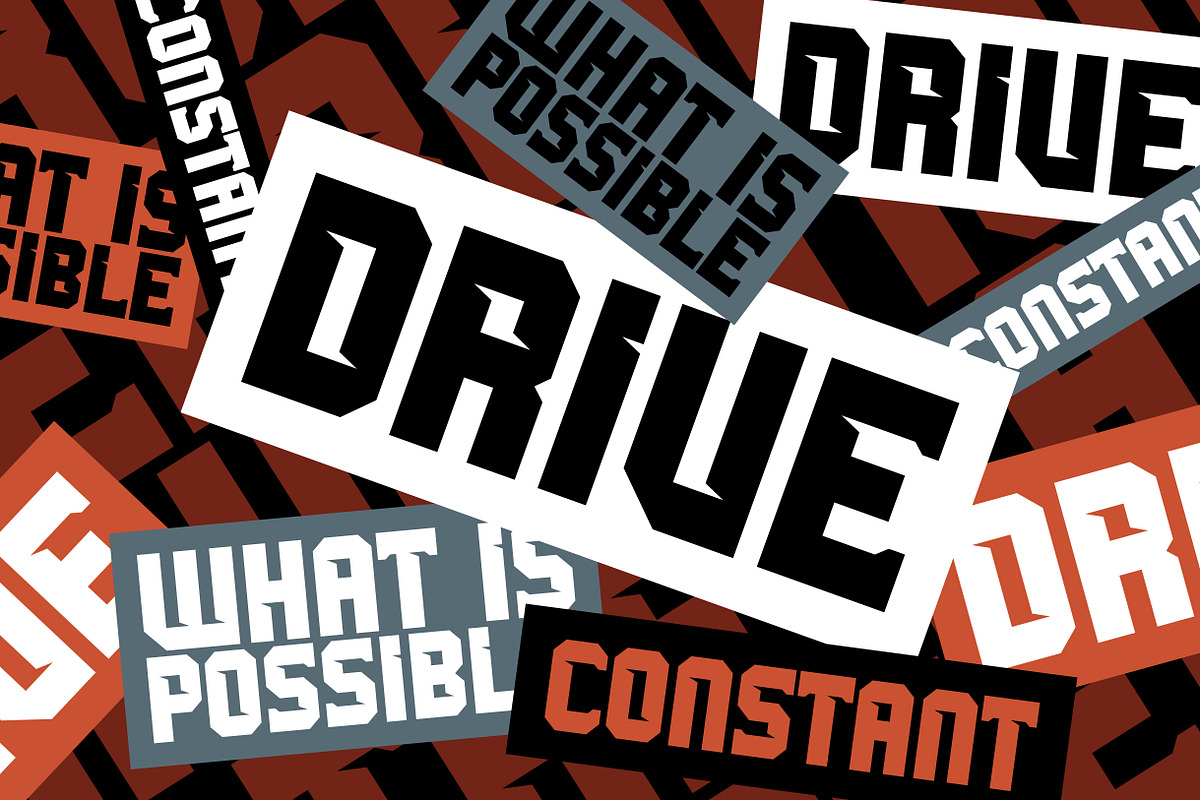 Sportex Block Creative Typeface Font, a Sans Serif Font by Catalystco Studio (Photo 5 of 7)
