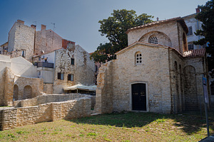 Church of Santa Maria Formosa in Pula, Croatia, small Byzantine church, an Architecture Photo by Bepslabor