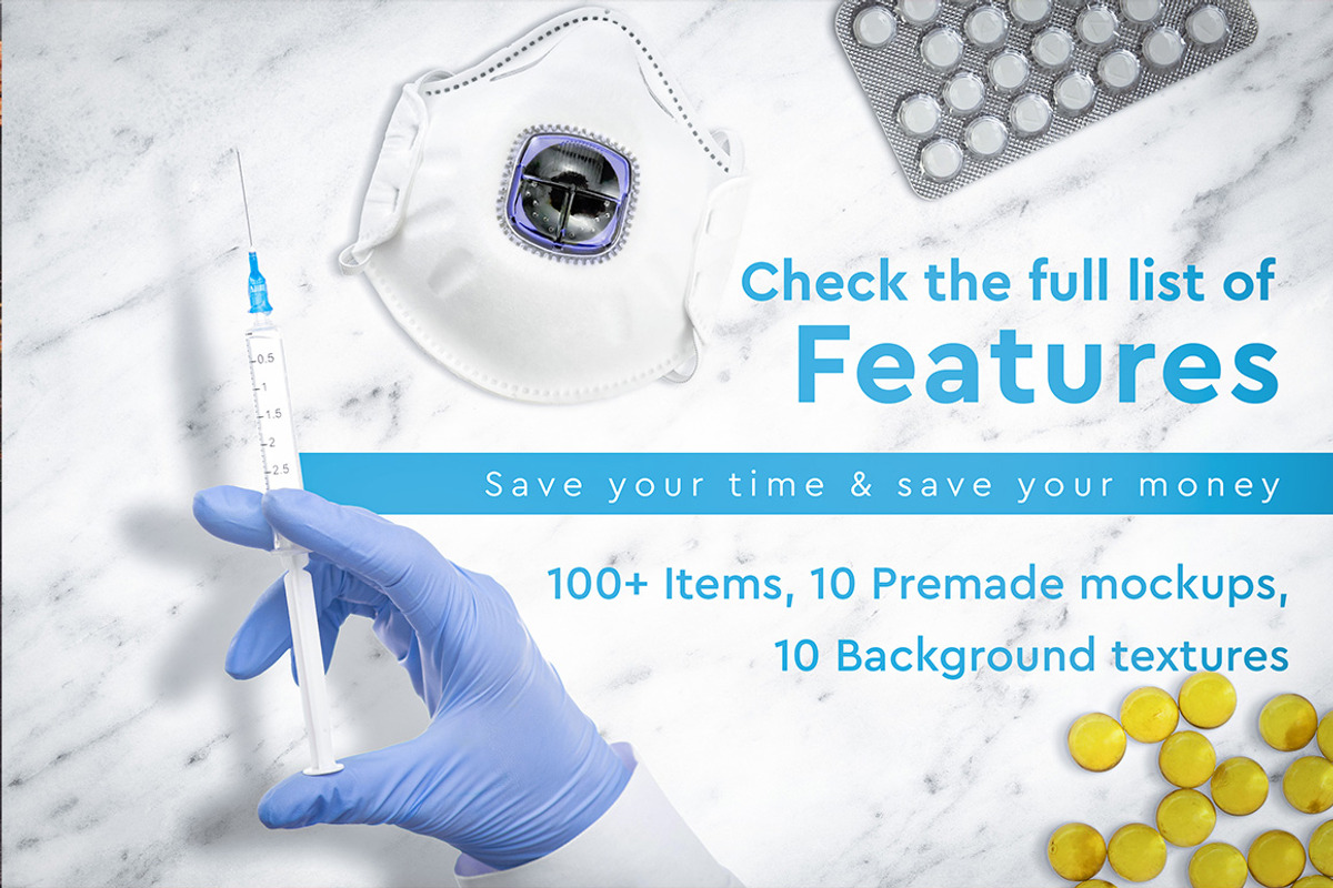 AntiVirus - Medical Scene Generator, a Cups & Container Mockup by relineo.mock-ups (Photo 2 of 5)