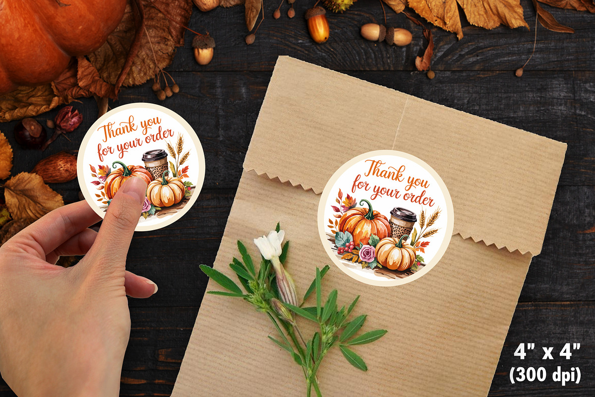 Fall Autumn Thank You Sticker Bundle, an Illustration by Actual Pixel (Photo 11 of 22)