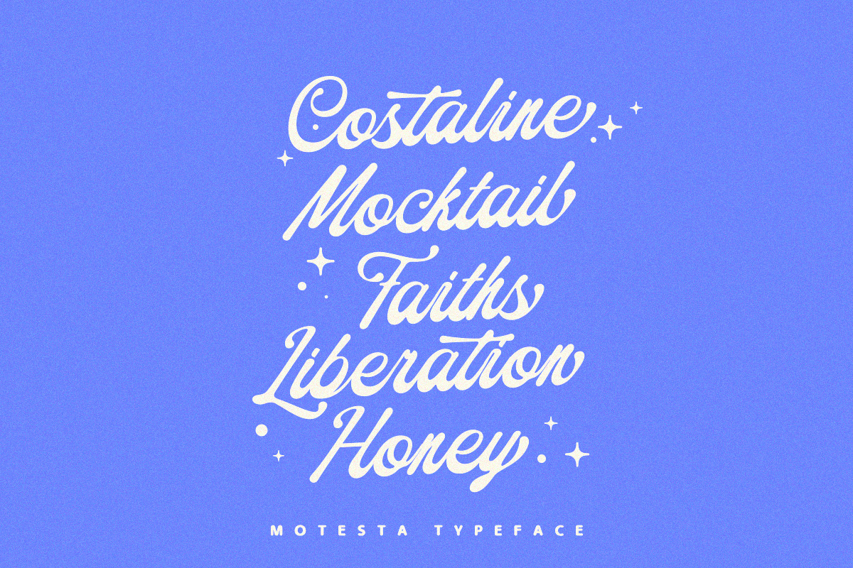 Motesta Script Font, a Script Font by Letter Fresh (Photo 6 of 10)