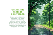 Rain and Weather Brushes, a Brush Add-On by Cozy Brushery (Thumbnail 3 of 8)