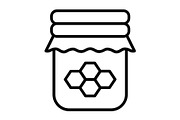 Honey Jar Line Icon, an Icon by Pexelpy (Thumbnail 1 of 2)