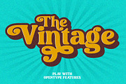 Mahoda Display Retro Serif Font, a Serif Font by Multype Studio (Thumbnail 6 of 11)