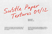 Subtle Paper Textures, a Texture Graphic by Design Squad (Thumbnail 1 of 7)