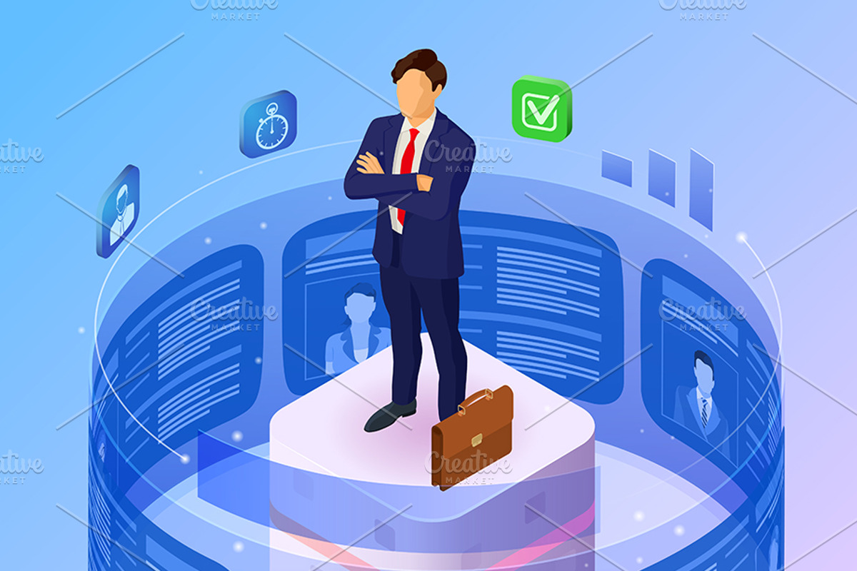 Job Vacancy Employment and Hiring, a Person Illustration by TAlex (Photo 5 of 6)