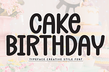 Cake Birthday | Script Font