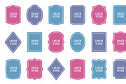 Labels: 18 shapes, different colors, an Object Graphic by moibalkon (Thumbnail 11 of 19)