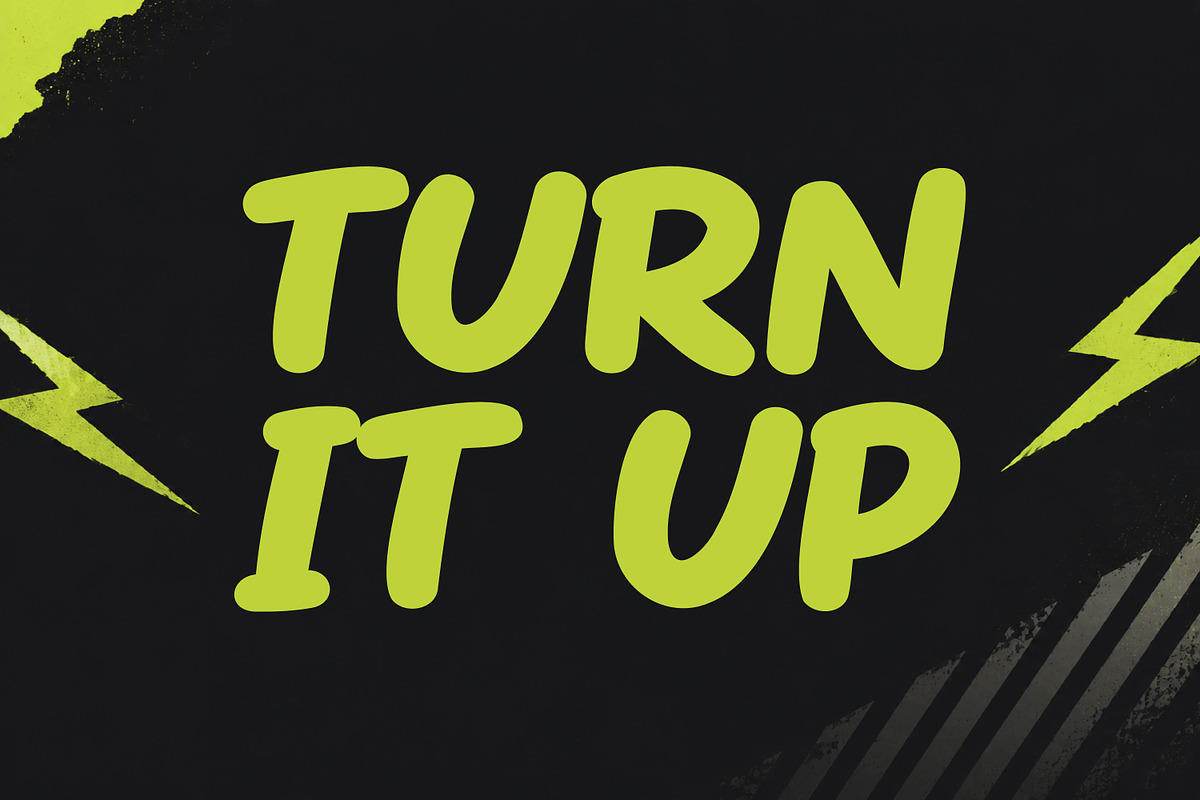 Hard Beat - Energetic Display Font, a Sans Serif Font by Gumrega Studio (Photo 2 of 8)