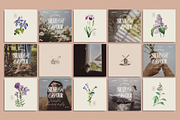 The Romantic Social Media Bundle, a Social Media Template by The Flossy Finch (Thumbnail 5 of 22)