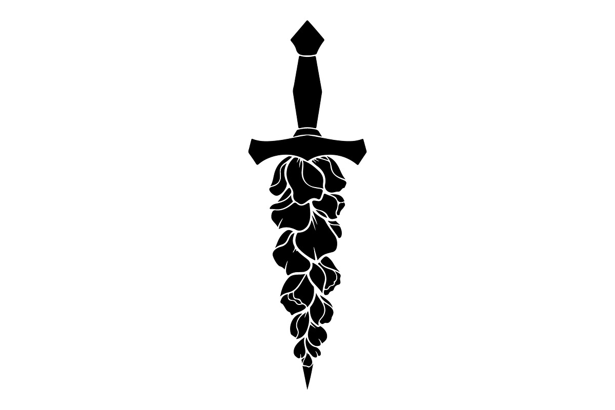 Ornamental Dagger Silhouette Bundle, an Object Illustration by Gaye Art (Photo 21 of 31)