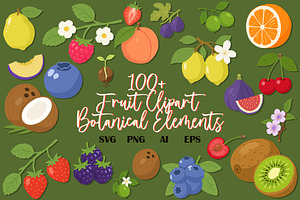 Fruit Clipart Bundle