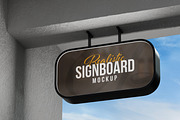 Realistic Signboard Mock-up, a Product Mockup by Propex (Thumbnail 8 of 9)