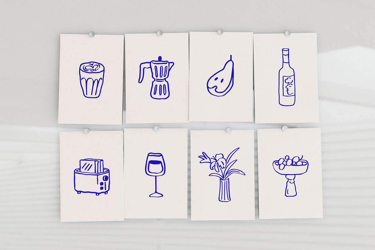 Breakfast food sketches, doodle set, a Food Illustration by Good Studio (Photo 5 of 7)