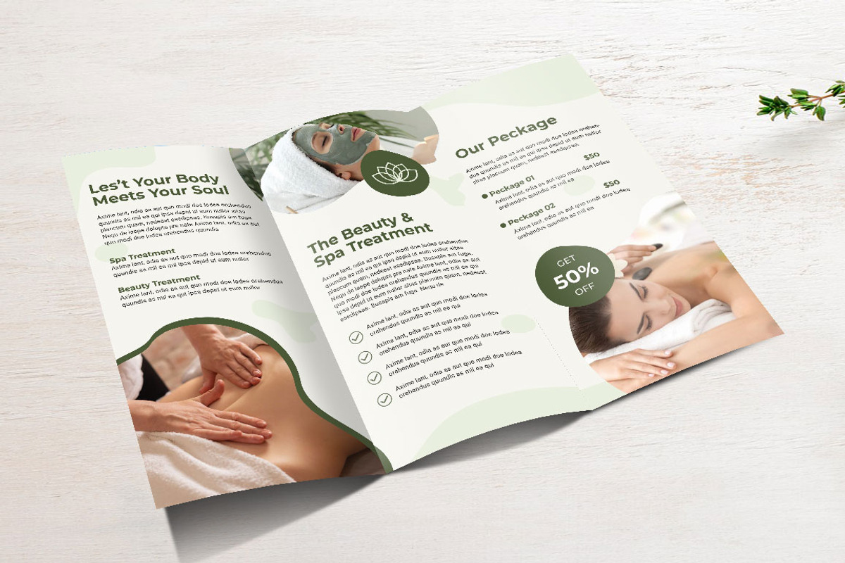 Spa & Beauty Treatment, a Brochure Template by yanindesign (Photo 3 of 3)
